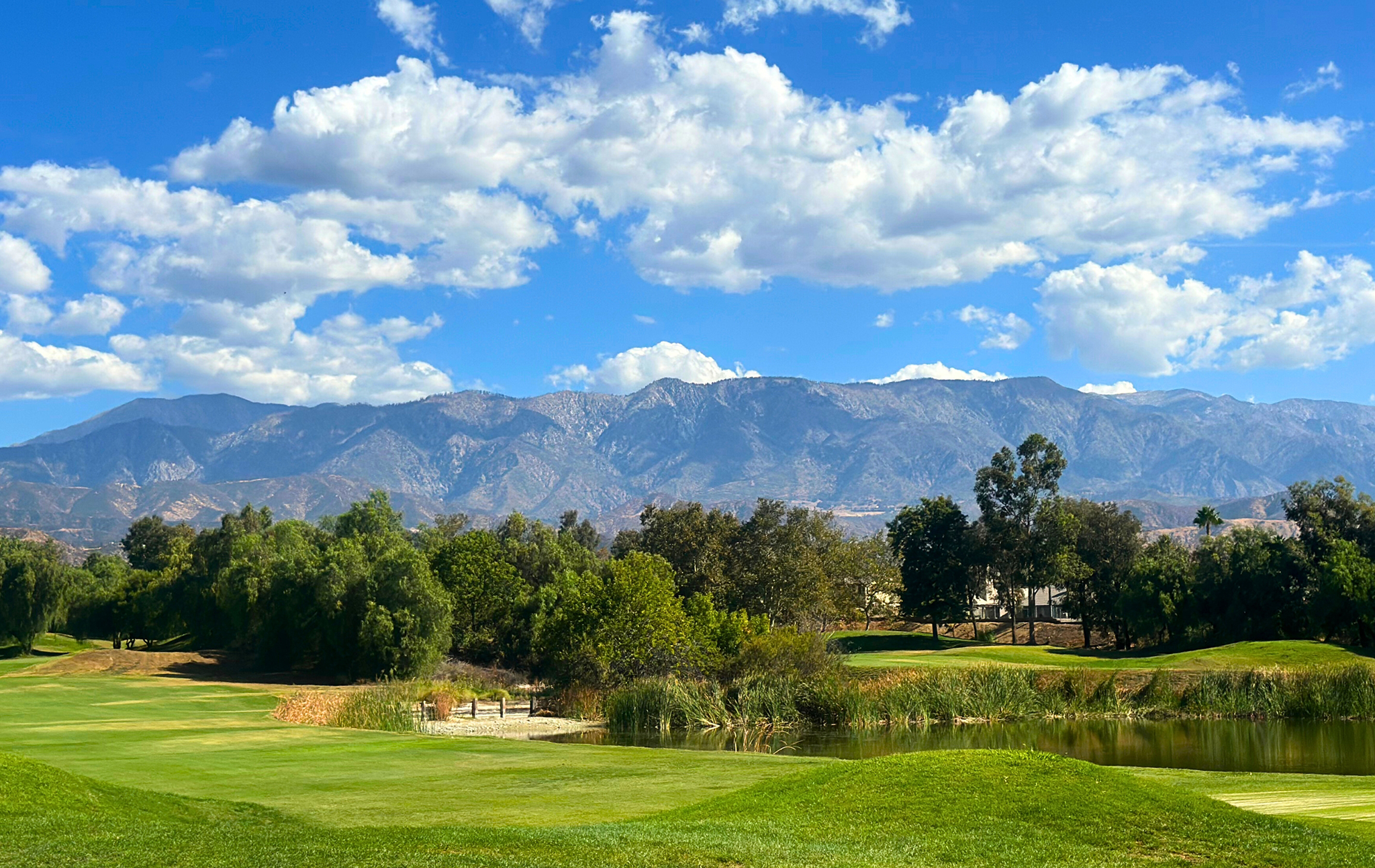 Mountain Range at Golf Course